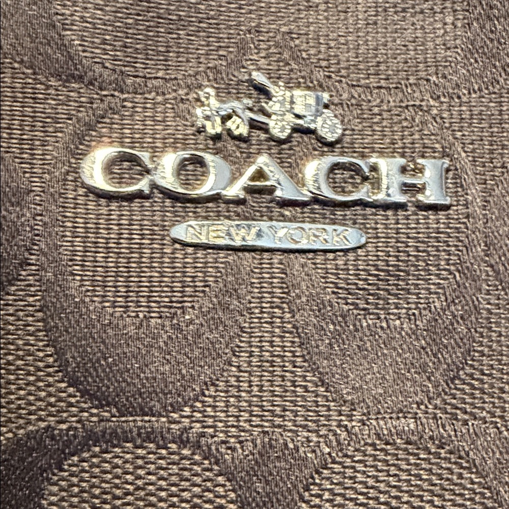 Coach Women's City Tote Bag in Signature Black Canvas and side Leather Pockets…. - Picture 10 of 15